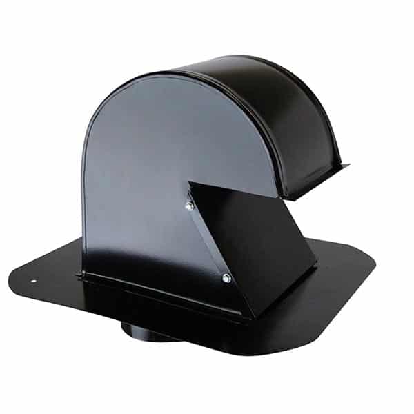 Black DryerJack – Extra Clearance Roof Vent